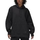 Jordan Flight Fleece Women's Satin-Lined Pullover Hoodie Black