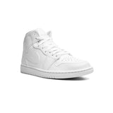 Jordan 1 Mid Triple White (2023) (GS) 554725-136 product image 4