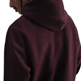 Nike Solo Swoosh Mens Pullover Hoodie Burgundy Crush/Burgundy Crush/White