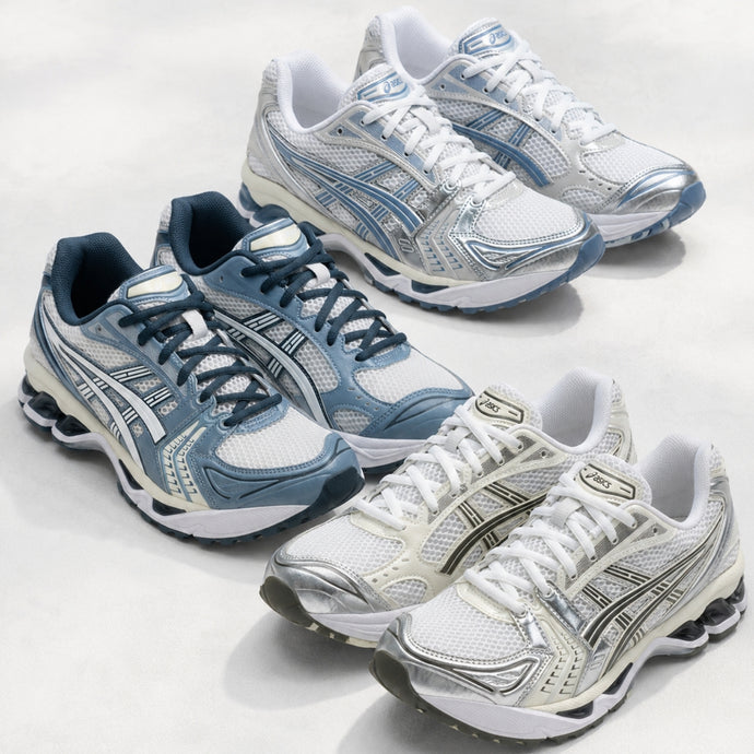 ASICS trainers edit featuring Gel-Kayano 14, Gel-1130 and Gel-NYC styles