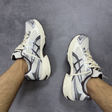 ASICS Gel-1130 Cream Cocoa Powder - Double on-foot view (2026-10-10)
