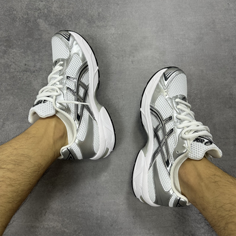 ASICS Gel-1130 White Pure Silver - Double on-foot view (2026-10-10)