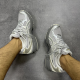 ASICS Gel-Kayano 14 Concrete Pure Silver - Double on-foot view (2026-10-10)