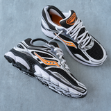 Saucony ProGrid Omni 9 Speed Shades White Black Orange