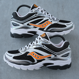 Saucony ProGrid Omni 9 Speed Shades White Black Orange