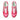 Custom ASICS Strawberry Pink Pearl Flash Trainers