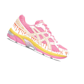 Custom Asics Pink Lemon Souffle Trainers