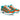 Custom Asics Teal Sunset Mosaic Trainers