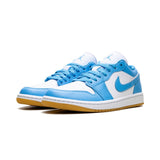 Jordan 1 Low White Gum Light Brown Dark Powder Blue (Women's) DC0774-104 product image 2