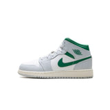 Jordan 1 Mid White Pure Platinum Pine Green (GS) DQ8423-142 product image 6