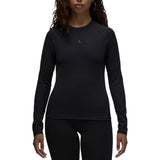 Jordan Sport Women's Long-Sleeve Bodycon Top Black