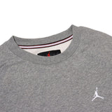 Jordan Brooklyn Fleece Men's Crew-Neck Sweatshirt Carbon Heather/White