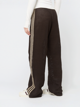 Adidas Crochet Track Pants Aurora Coffee Magic Beige (KQ6656) - product image 2