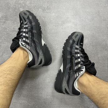 Nike P-6000 Suede Anthracite Metallic Silver - Double on-foot view (2026-10-10)