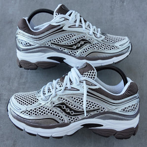Saucony ProGrid Omni 9 OG White Brown - Image 1