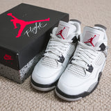 Air Jordan 4 “White Cement” GS — with original box