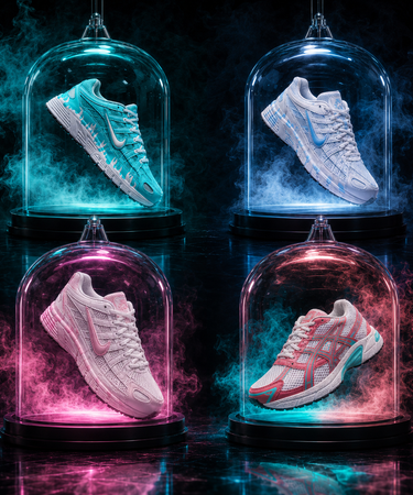 Custom trainers banner for Double Boxed UK