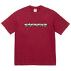 Supreme Skulls Spellout Tee 'Cardinal' | FW26T24-CARDINAL | image 1