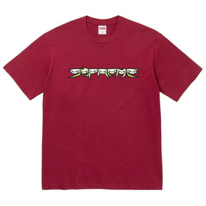 Supreme Skulls Spellout Tee 'Cardinal' | FW26T24-CARDINAL | image 1