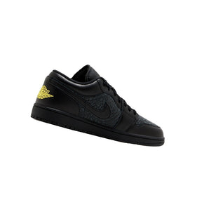 Jordan 1 Low Black Elephant Print (IM6568-010) - Double Boxed side profile