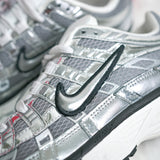 Nike P-6000 'Metallic Silver' – mesh upper and overlay detail