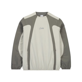 Nike X Corteiz Mid Layer Pullover Flat Pewter Grey Fv9351 029