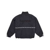 Supreme Logo Taping Track Jacket Black Ss26J107 Black