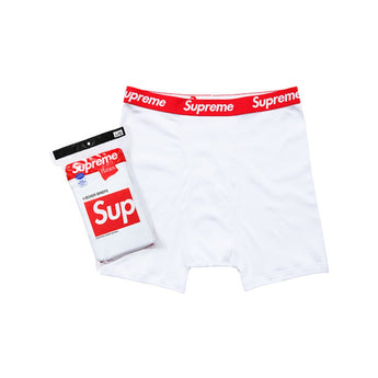 Supreme X Hanes Boxer Briefs 4 Pack White 99Haa36 White