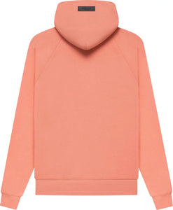 Double Boxed hoodie 169.99 FEAR OF GOD ESSENTIALS SS22 PULLOVER HOODIE CORAL PINK Double Boxed