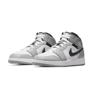 Double Boxed General 219.99 Nike Air Jordan 1 Mid Light Smoke Grey Anthracite (GS) Double Boxed