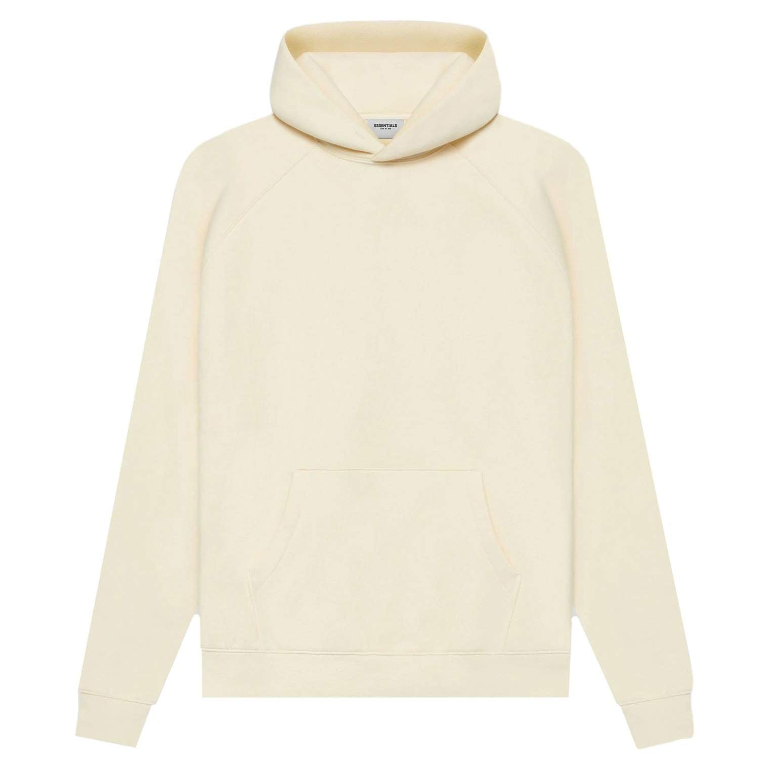 Double Boxed hoodie 249.99 FEAR OF GOD ESSENTIALS SS21 PULLOVER HOODIE BUTTERCREAM Double Boxed