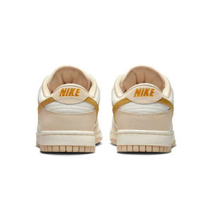 Double Boxed  199.99 Nike Dunk Low Gold Swoosh (W) Double Boxed