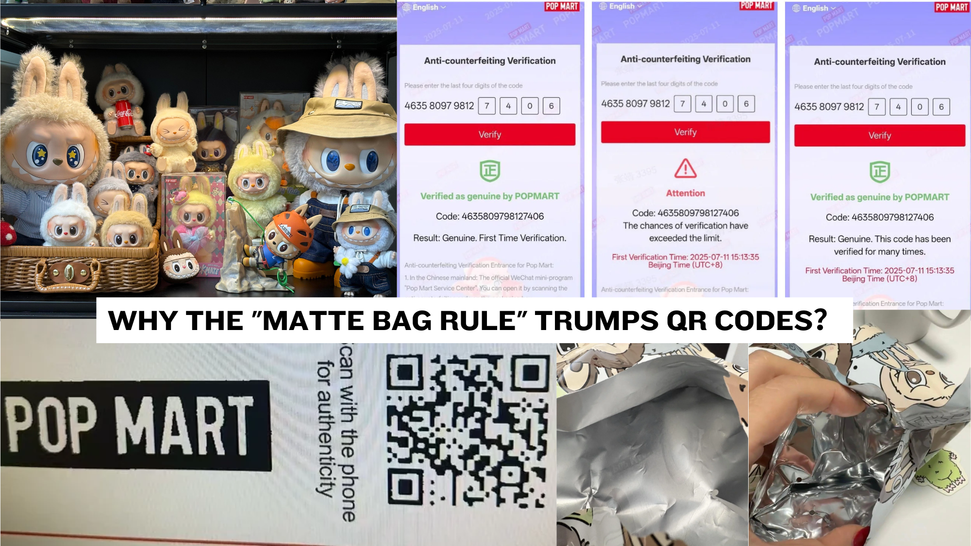 Real vs fake Labubu: Ultimate Authentication Guide 2026 – Double Boxed