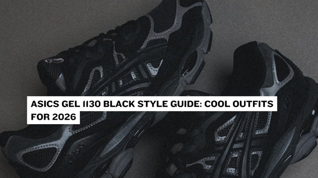 ASICS Gel 1130 Black Style Guide: Cool Outfits for 2026 – Double Boxed