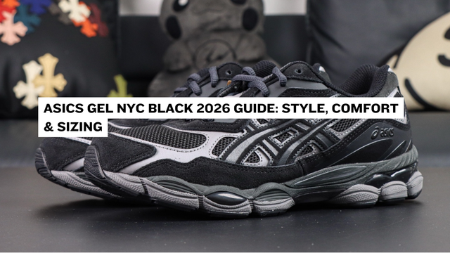 ASICS Gel NYC Black 2026 Guide: Style, Comfort & Sizing – Double Boxed