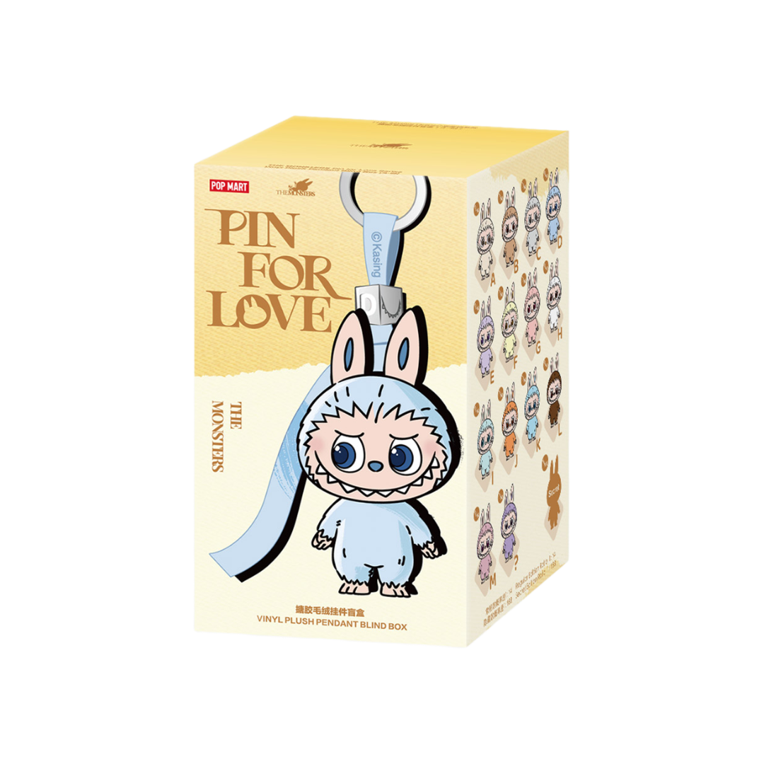 THE MONSTERS POPMART LABUBU Pin for Love Plush Pendant Blind Box (A-M)