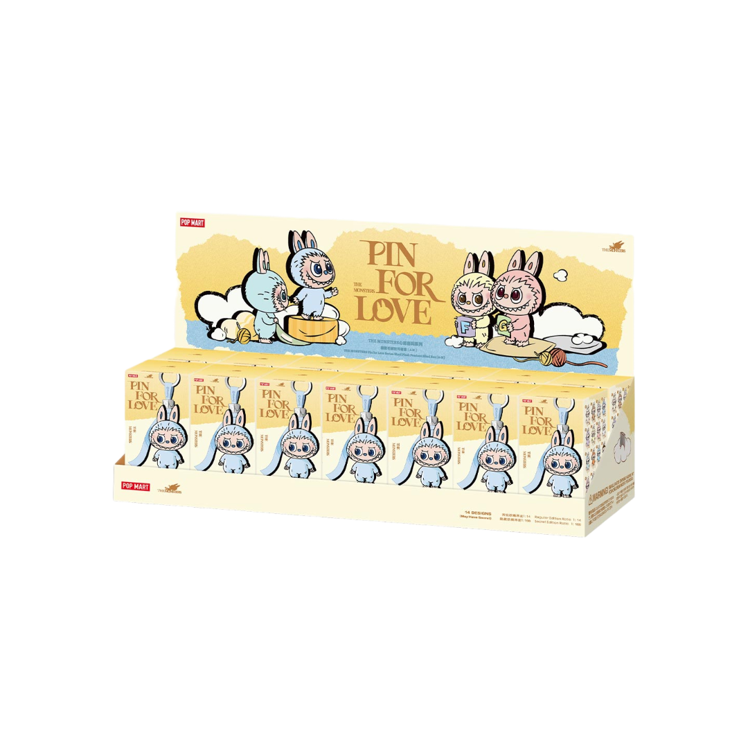THE MONSTERS POPMART LABUBU Pin for Love Plush Pendant Blind Box (A-M)