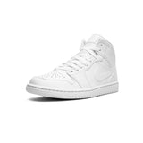 Jordan 1 Mid Triple White (2023) (GS) 554725-136 product image 7