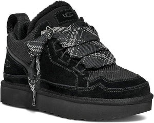 UGG Lowmel Lace Up Trainer Black (W)