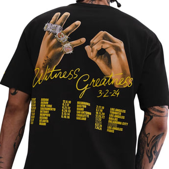 LeBron Uncharted Mens Max90 Basketball T-Shirt Black