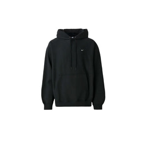 Nike Solo Swoosh Mens Pullover Hoodie Black/Black/White