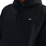 Nike Solo Swoosh Mens Pullover Hoodie Black/Black/White