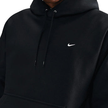 Nike Solo Swoosh Mens Pullover Hoodie Black/Black/White