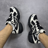 ASICS Gel-1130 Black Cream - Double on-foot view (2026-10-10)