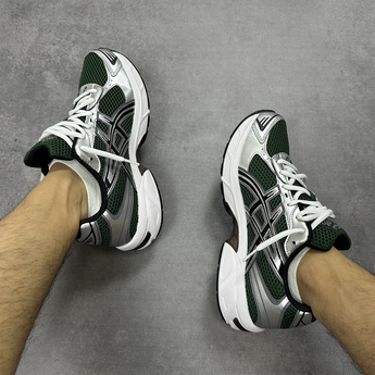 ASICS Gel-1130 Evergreen Black - Double on-foot view (2026-10-10)