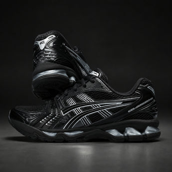 AI product image | ASICS Gel Kayano 14 Black Pure Silver | source:ASICS Gel-Kayano 14 Black Pure Silver.jpg