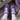 Custom Air Force 1 Lavender Noir Moonflame Drip Trainers