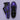 Custom Nike Air Force 1 Violet Shadow Flame Drip Trainers