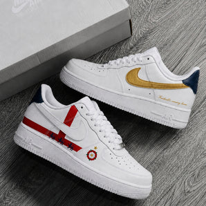 Custom Air Force 1 'St. George & Rose'