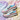 Custom Nike P-6000 Pastel Aurora Candy Dream Grid Trainers
